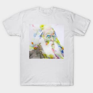 WALT WHITMAN watercolor portrait .4 T-Shirt